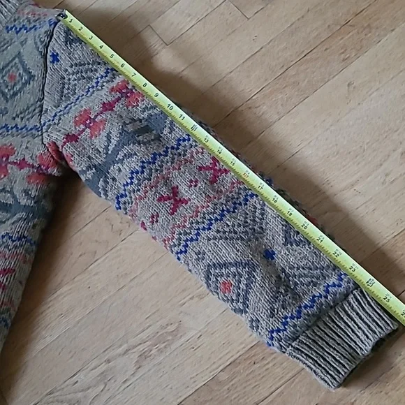 L.L Bean  wool sweater jacket  fleece lined - Picture 16 of 16